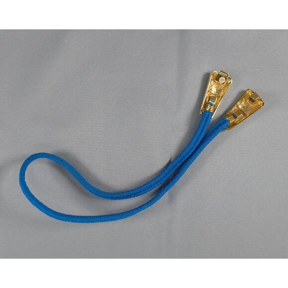 Vintage St John Belt Womens w/ Goldtone Deco Buckle, 24.5" Stretch Knit Size 8 - Picture 4 of 8